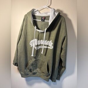 Forest green Minnesota hoodie
